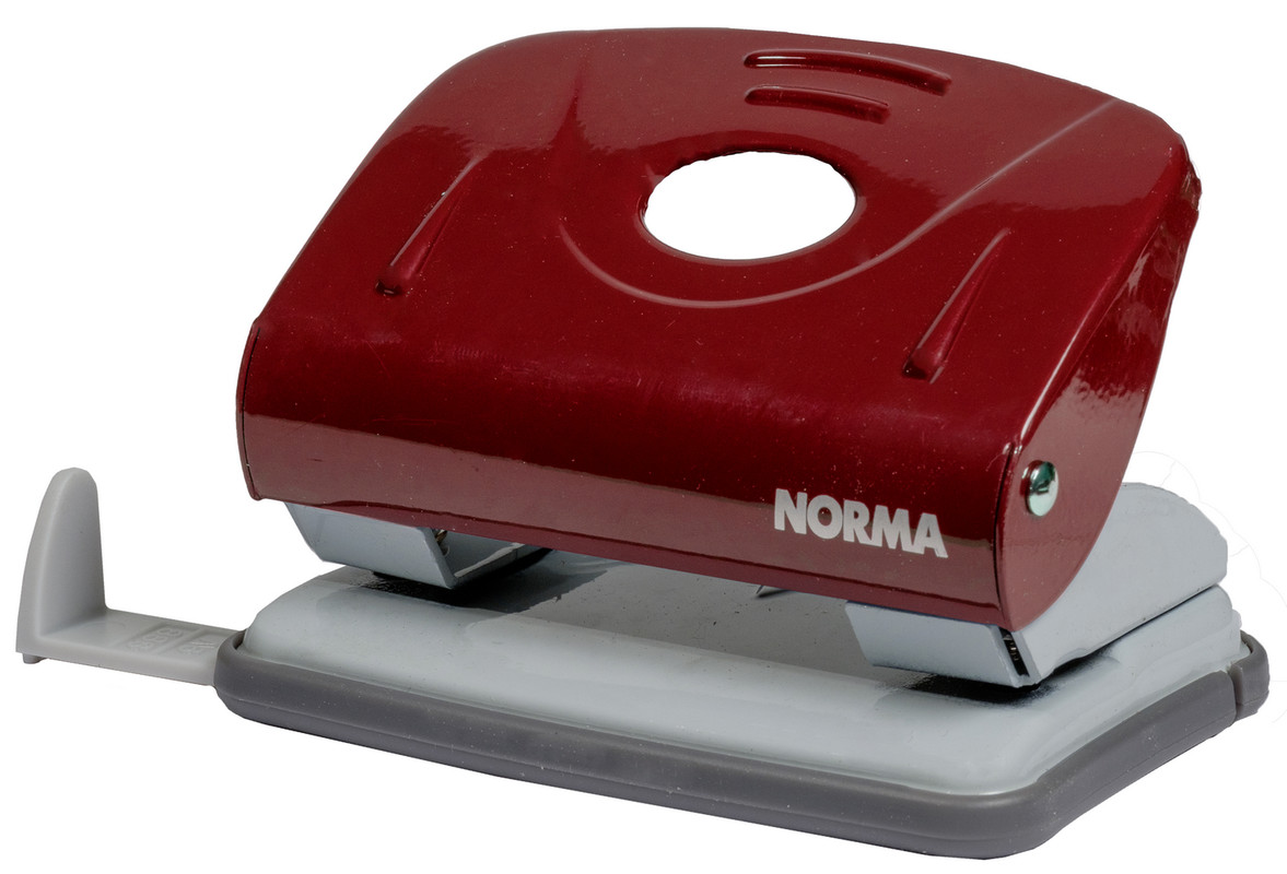 Діркопробивач NORMA (4345N), 20 аркушів, металевий, з лінійкою